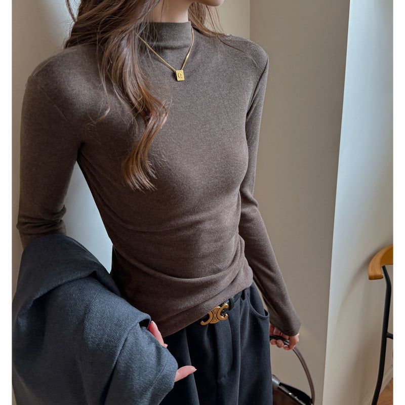 Shirt Women's Fashion Semi-high