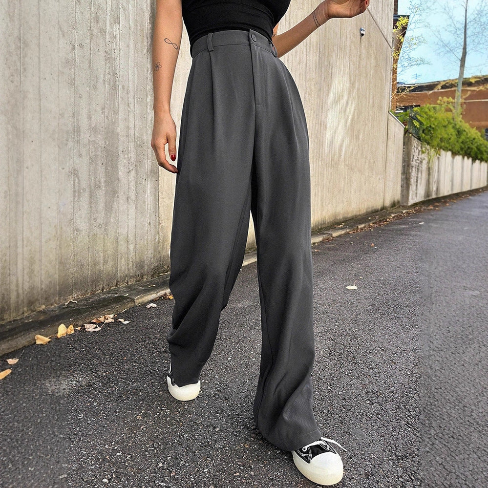 Pants Women's New Versatile Straight-leg
