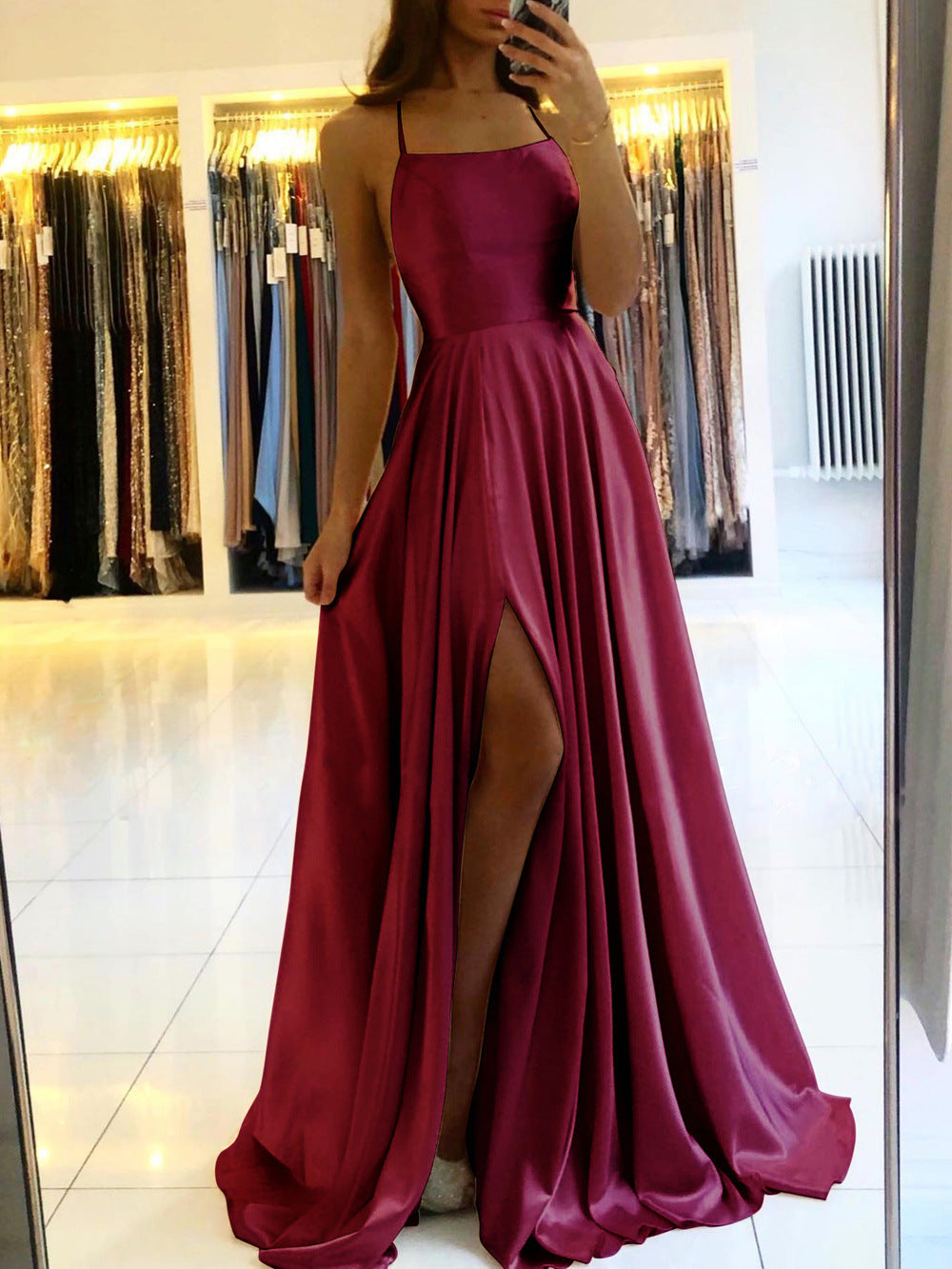 Dress Slim Strap Back-to-back
