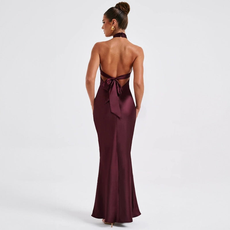 DressFashion Elegant Backless Sleeveless