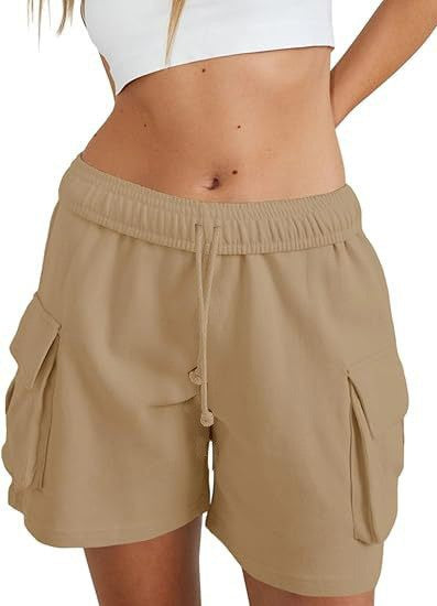 Shorts Women's Fashion Loose Casual Drawstring