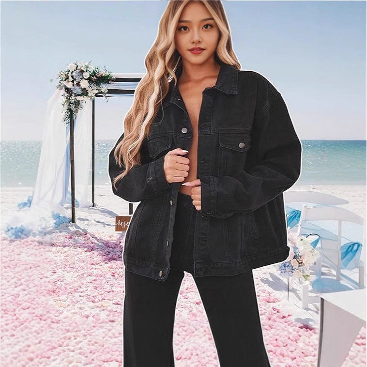 Jacket Top Women Fashion Denim